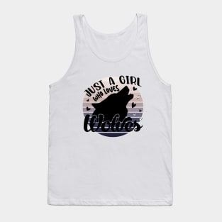 Just a girl who loves Wolves 6 Tank Top